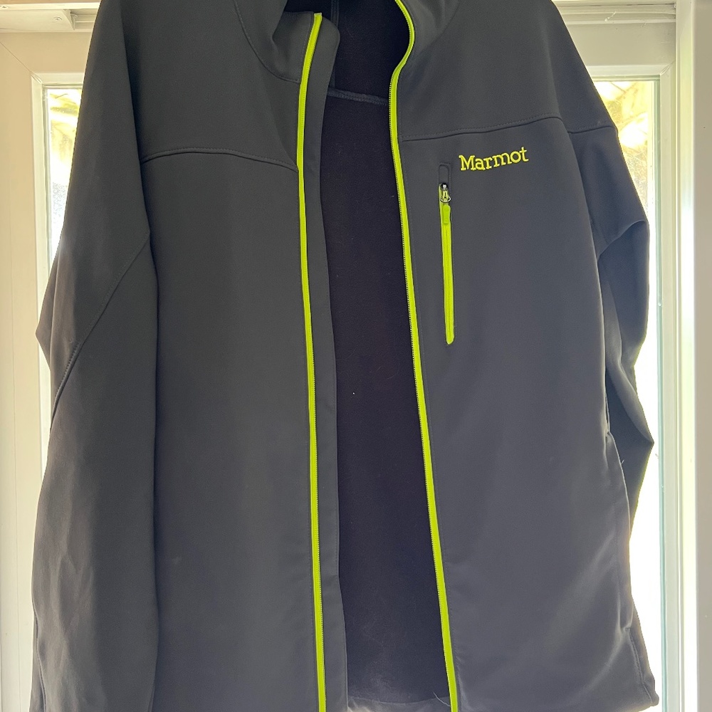 Marmot Gray Green Thin Jacket Large